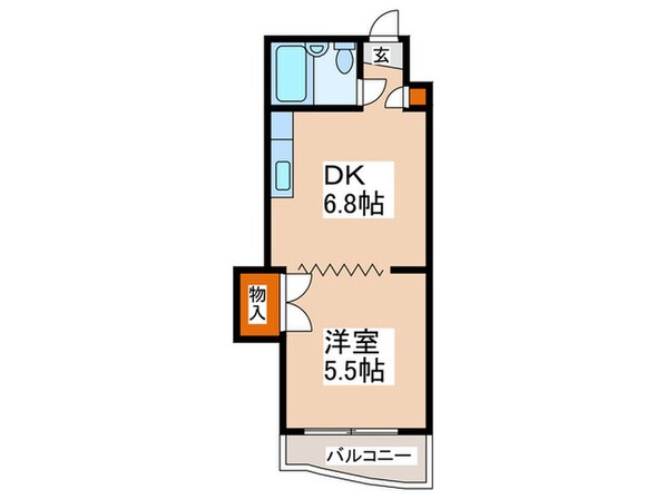 サウスフォ－Ⅰの物件間取画像